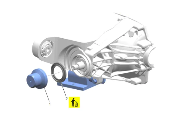 Differential Ring and Pinion Gear Replacement (G96) — figure 36