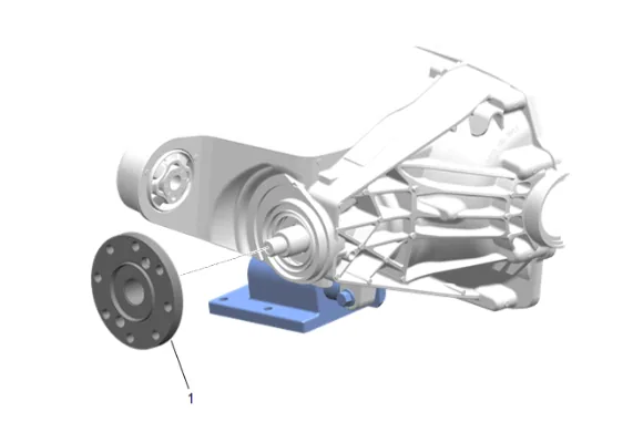Differential Ring and Pinion Gear Replacement (G96) — figure 37