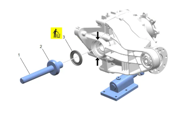 Differential Ring and Pinion Gear Replacement (G96) — figure 43