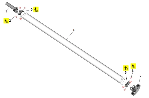 Driveline Disassembled Views — figure 1