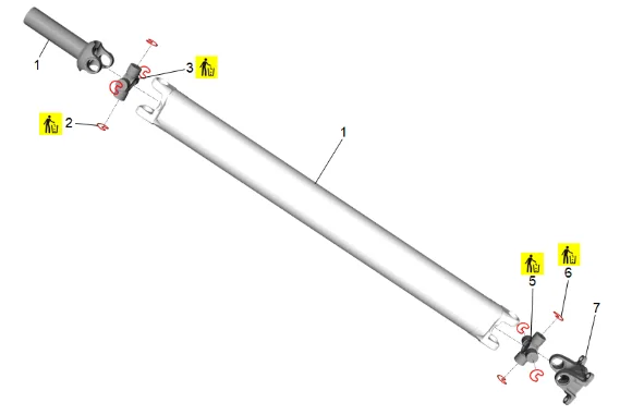 Driveline Disassembled Views — figure 2