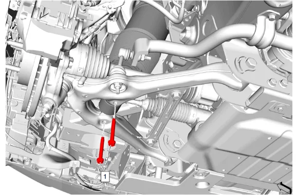 Front Differential Carrier Assembly Replacement (with F47) — figure 37