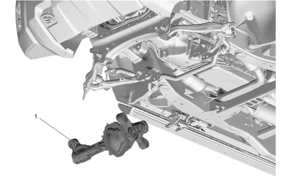 Front Differential Carrier Assembly Replacement (with F47) — figure 47