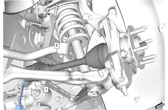 Front Differential Carrier Assembly Replacement (without F47) — figure 16