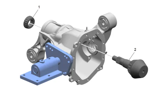 Front Differential Carrier Assembly Replacement (without F47) — figure 61