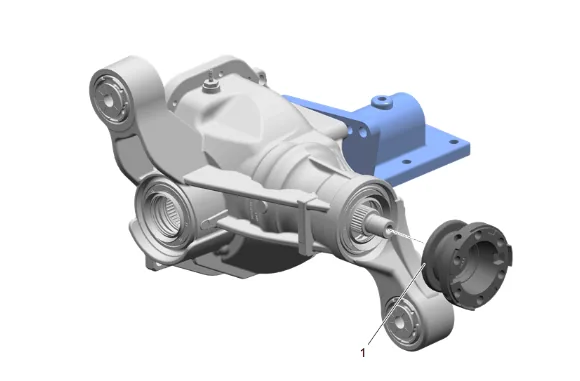 Front Differential Carrier Assembly Replacement (without F47) — figure 71