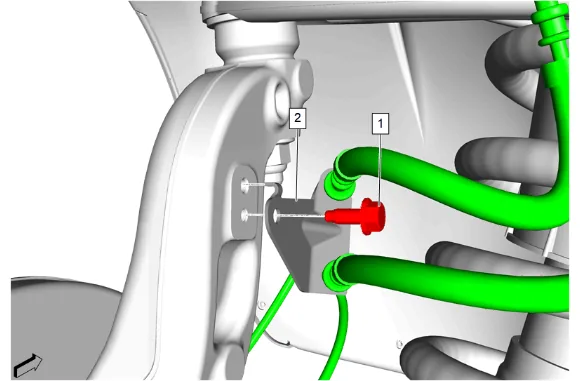 Front Differential Drive Pinion Gear Inner Bearing Replacement (without F47) — figure 24