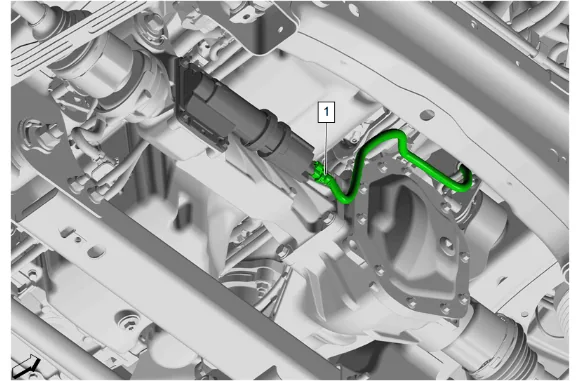 Front Drive Axle Actuator Replacement — figure 3