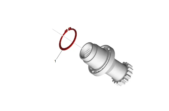 Front Drive Axle Clutch Shaft Bearing Replacement — figure 23