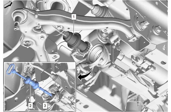 Front Drive Axle Inner Shaft Housing Replacement — figure 22