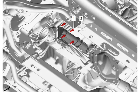Front Drive Axle Inner Shaft Housing Replacement — figure 24