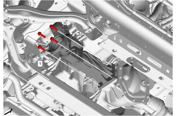 Front Drive Axle Inner Shaft Housing Replacement — figure 27