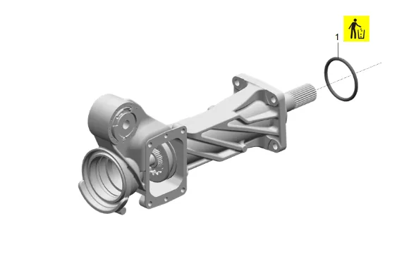 Front Drive Axle Inner Shaft Housing Replacement — figure 29