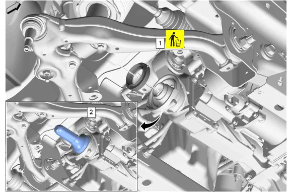 Front Drive Axle Inner Shaft Housing Replacement — figure 32
