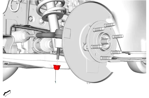 Front Drive Axle Inner Shaft Seal Replacement - Left Side — figure 11