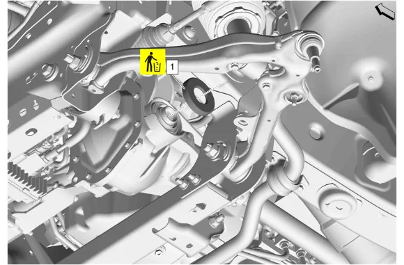 Front Drive Axle Inner Shaft Seal Replacement - Left Side — figure 20