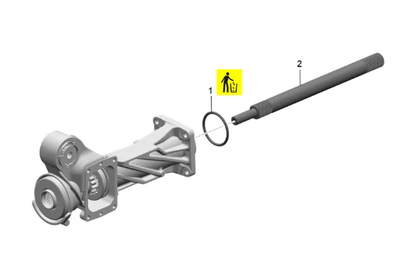 Front Wheel Drive Intermediate Shaft Replacement — figure 25