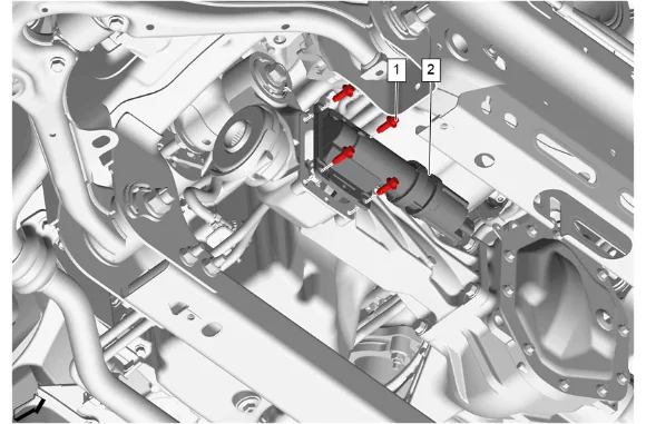 Front Wheel Drive Intermediate Shaft Seal Replacement — figure 20