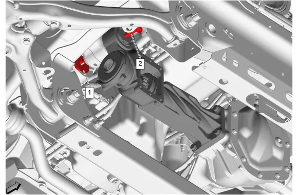 Front Wheel Drive Intermediate Shaft Seal Replacement — figure 22