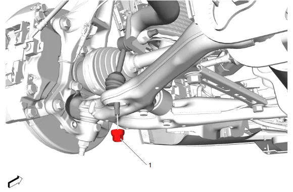 Front Wheel Drive Shaft Replacement - Left Side — figure 13