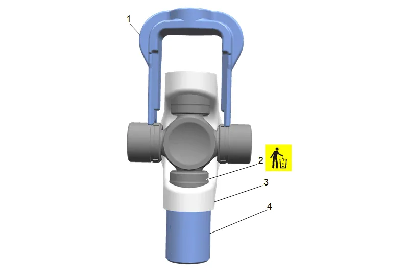 Propeller Shaft Flange Replacement (4WD) — figure 4