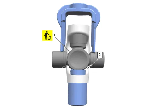 Propeller Shaft Flange Replacement (4WD) — figure 5