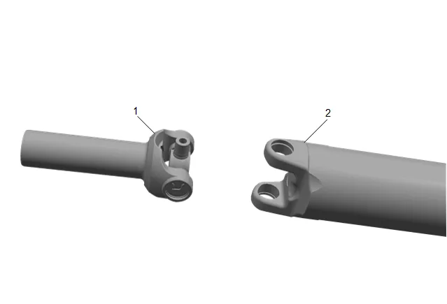 Propeller Shaft Universal Joint Replacement (4WD) — figure 8