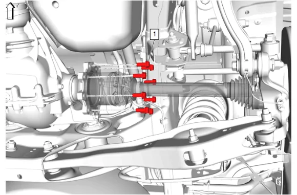 Rear Axle Housing Replacement (G86) — figure 5