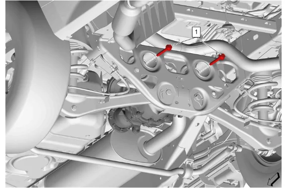 Rear Axle Housing Replacement (G86) — figure 10