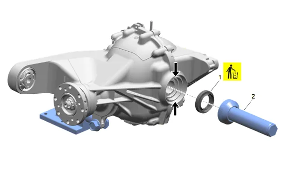 Rear Axle Housing Replacement (G86) — figure 40