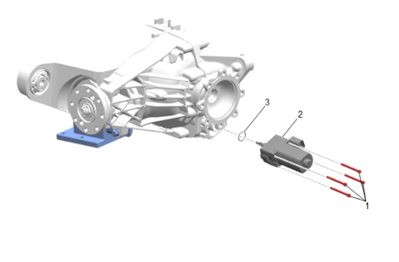 Rear Axle Housing Replacement (G96) — figure 16