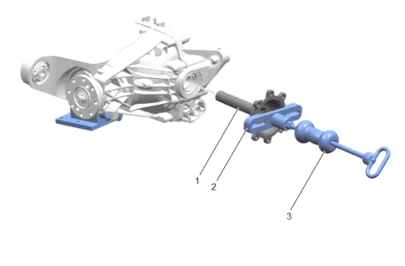 Rear Axle Housing Replacement (G96) — figure 17