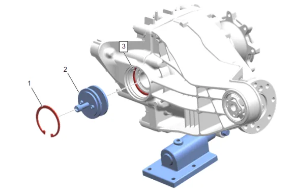 Rear Axle Housing Replacement (G96) — figure 19