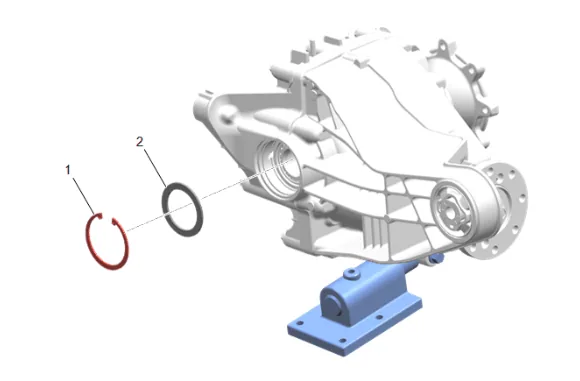 Rear Axle Housing Replacement (G96) — figure 20