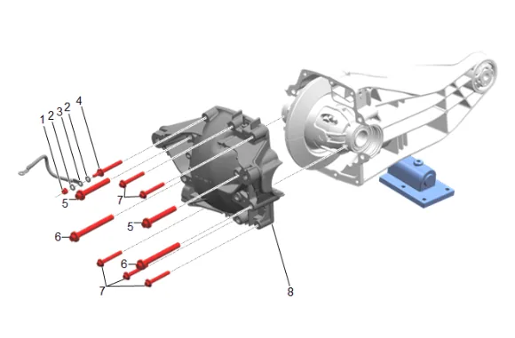 Rear Axle Housing Replacement (G96) — figure 21