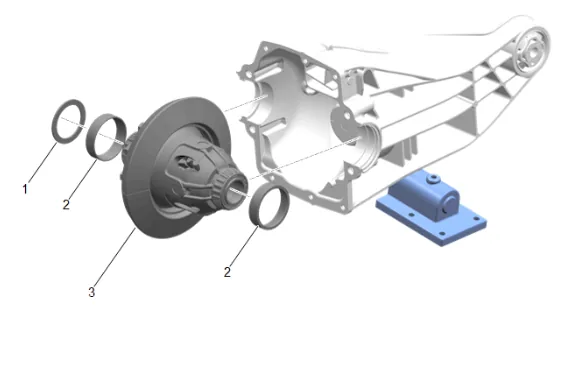 Rear Axle Housing Replacement (G96) — figure 22