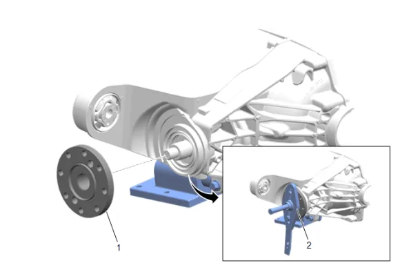 Rear Axle Housing Replacement (G96) — figure 25