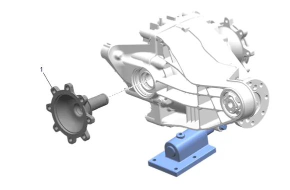 Rear Axle Housing Replacement (G96) — figure 45