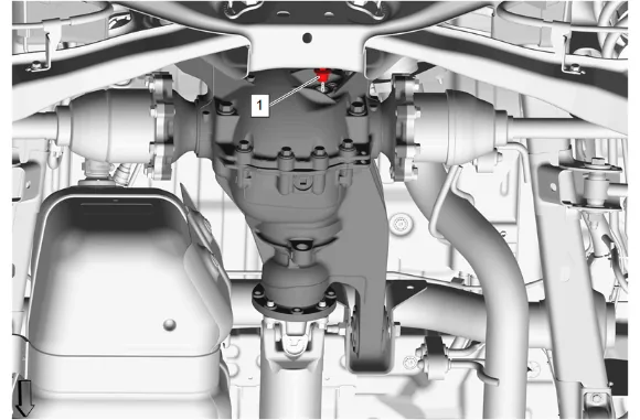 Rear Axle Lubricant Replacement (G86) — figure 2