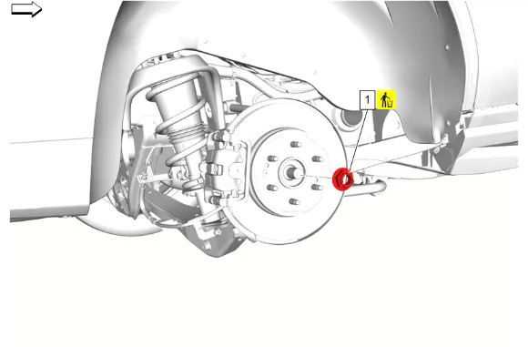 Rear Wheel Drive Shaft Replacement - Right Side — figure 1