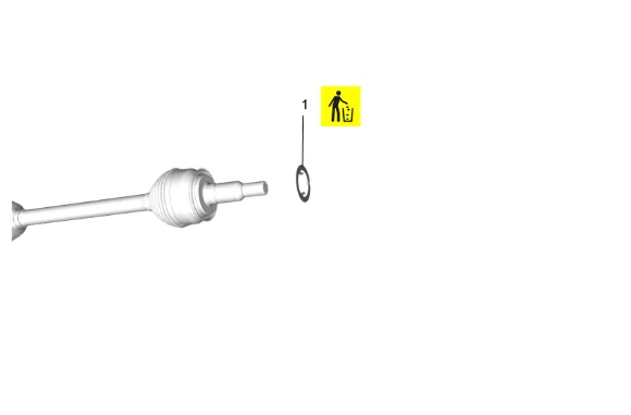 Rear Wheel Drive Shaft Replacement - Right Side — figure 5