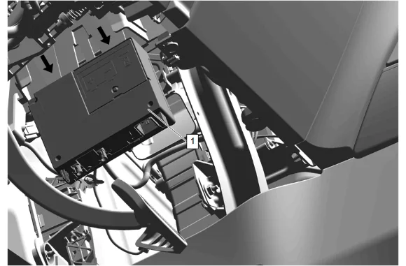 Communication Interface Module Battery Replacement — figure 5