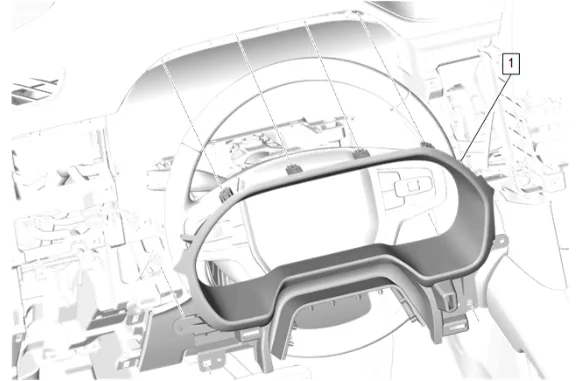 Instrument Cluster Replacement — figure 13