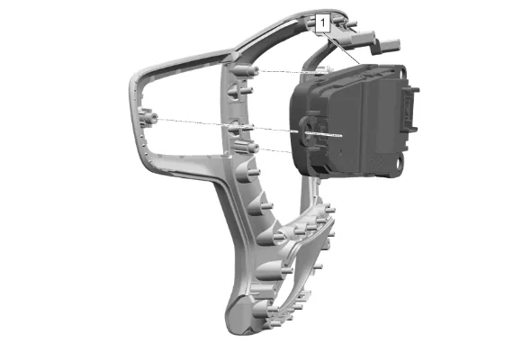 Radio Control Switch Replacement - Steering Wheel — figure 12