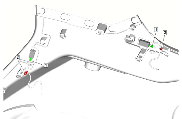 Radio Speaker Amplifier Bracket Replacement — figure 21