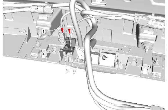 Video Display Inside Rearview Mirror Camera Nozzle Replacement — figure 8