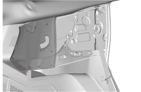 Battery Auxiliary Tray Replacement (9C1, 5W4) — figure 8