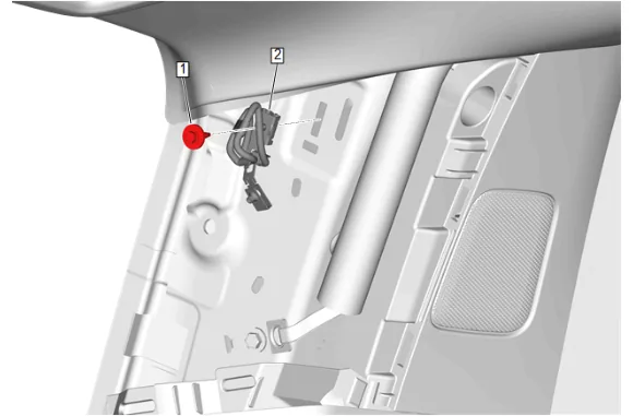 Battery Auxiliary Tray Replacement (9C1, 5W4) — figure 10