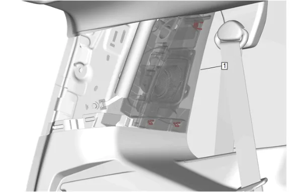 Battery Auxiliary Tray Replacement (9C1, 5W4) — figure 12