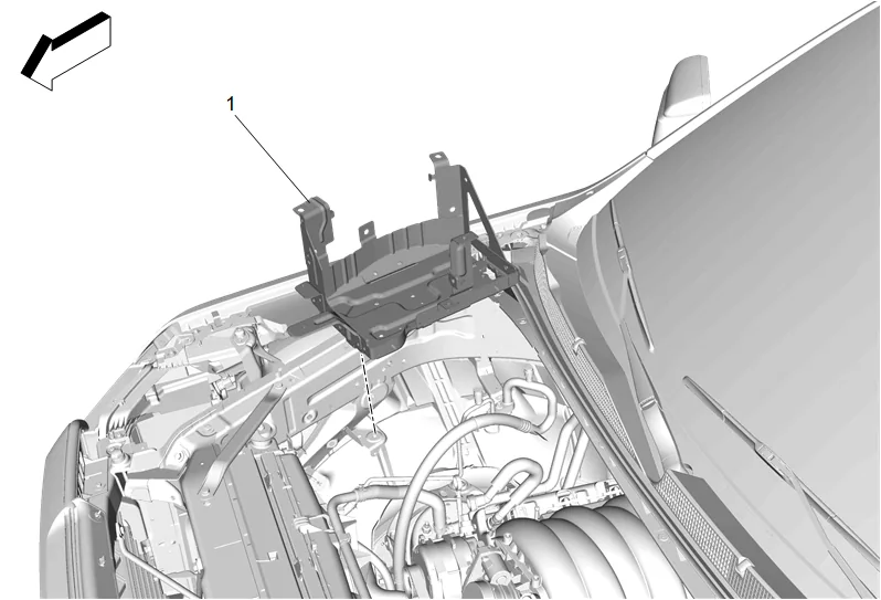 Battery Tray Replacement (LM2) — figure 14